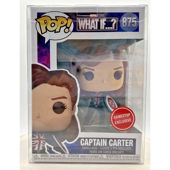Funko Pop! Marvel What If...? Captain Carter Gamestop Exclusive #875 F26 - Picture 1 of 6